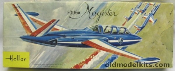Heller 1/50 Fouga Magister 'Patrouille de France', L310 plastic model kit